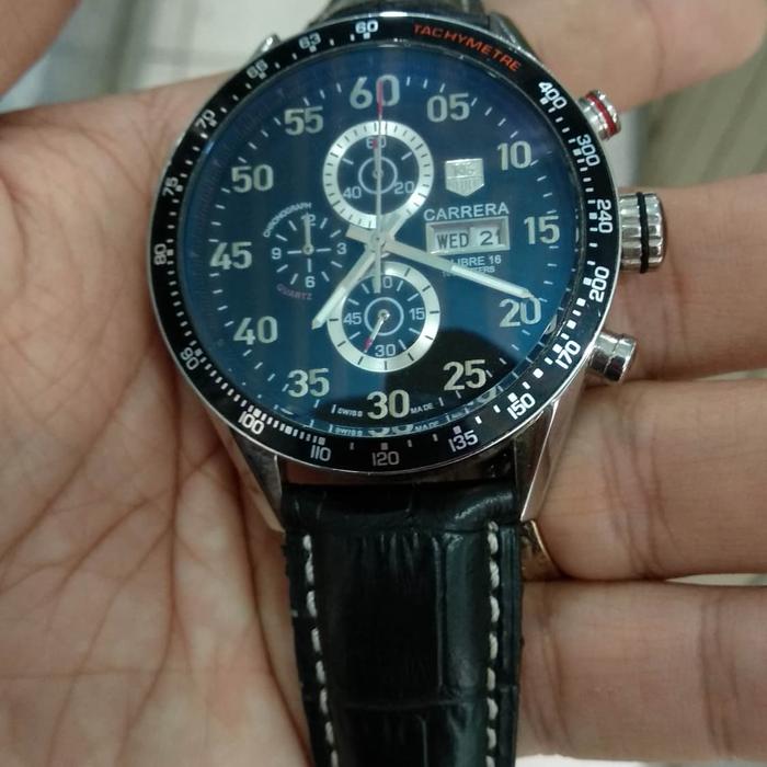jam tangan pria otomatis chronograph