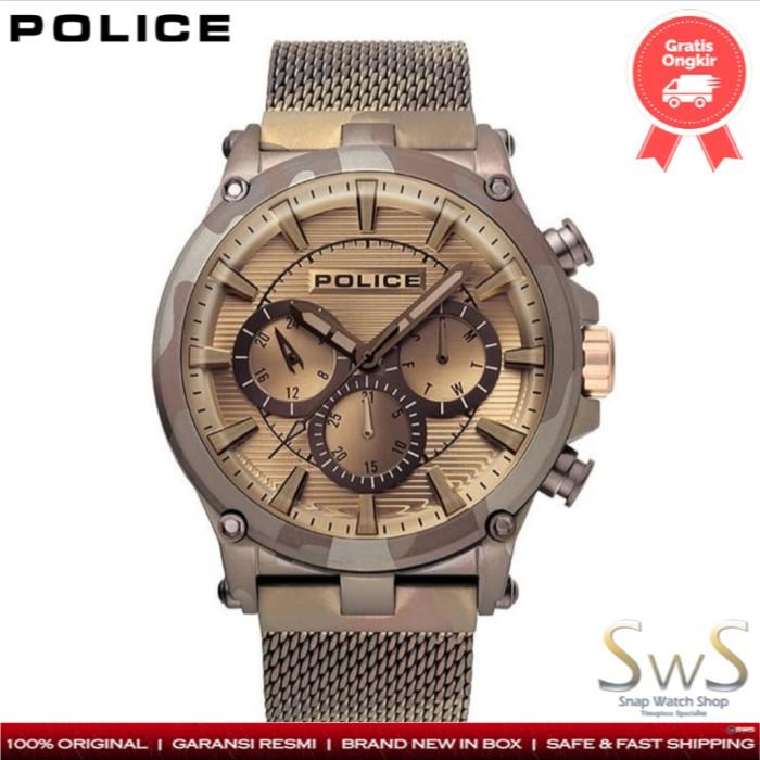 Jam Tangan Pria Police PL15920JSMBN/20MM Original Garansi Resmi