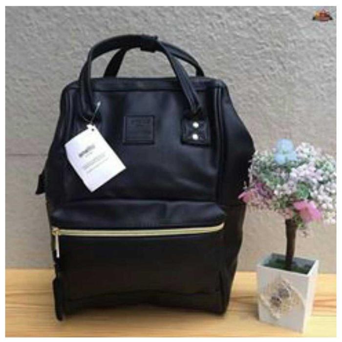 Tas Ransel Wanita Laptop Batam Anello Synthetic Leather Backpack