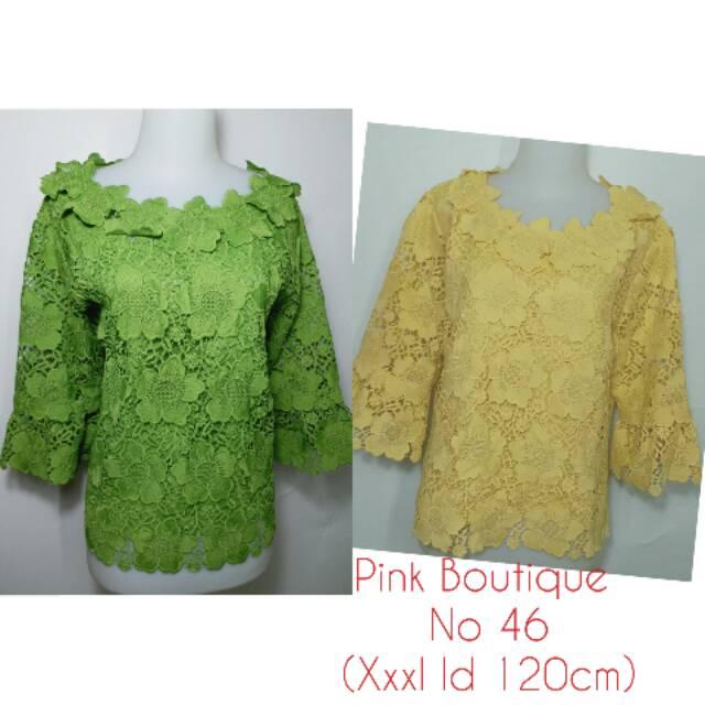 Pink boutique no 46 fit xxxl ld 120cm, pink butik ori bangkok