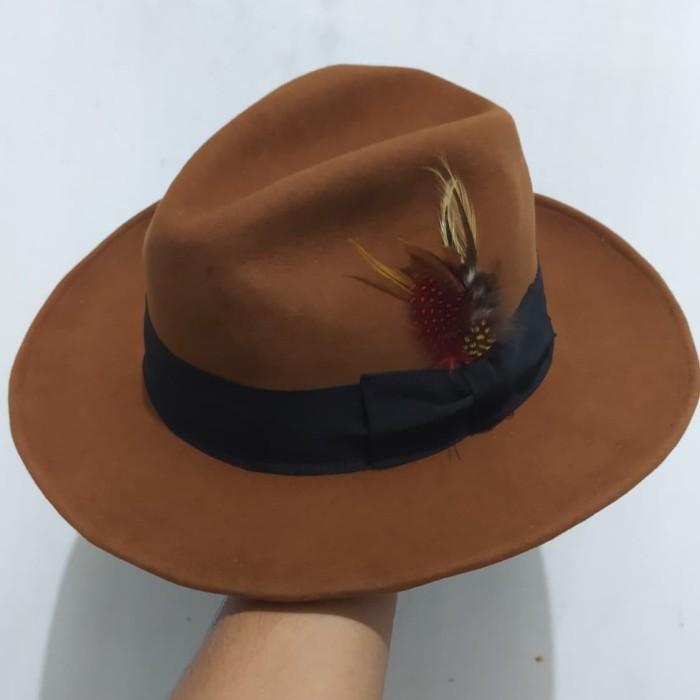 Topi Fedora Brixton | Topi laken pria original | topi import model