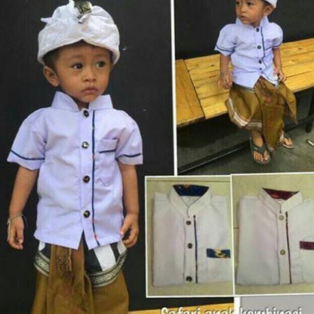 TERBARU Setelan baju adat anak cowok bali