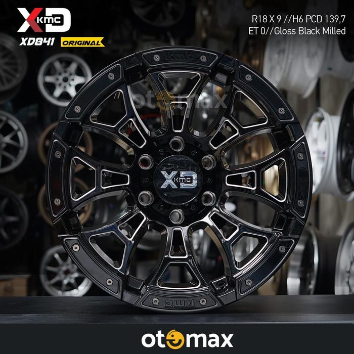 Velg Mobil Pajero Sport, Fortuner XD KMC XD841 Original Ring 18 GBM