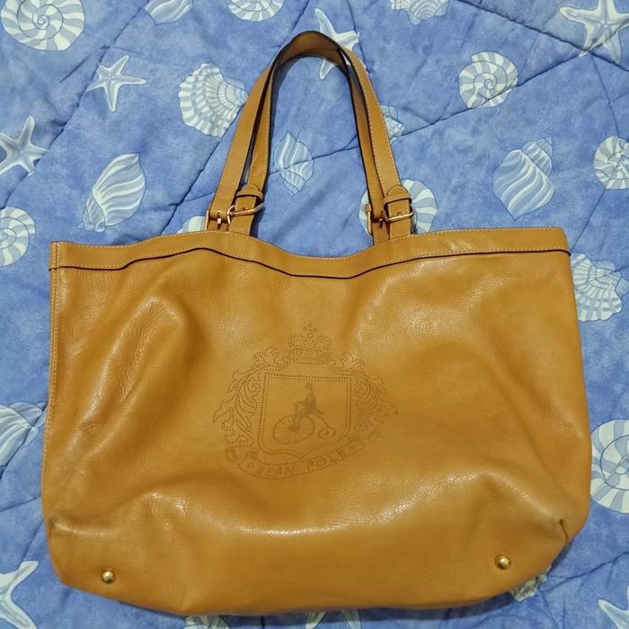Tas totebag BEAN POLE original Leather Size 35x30cm