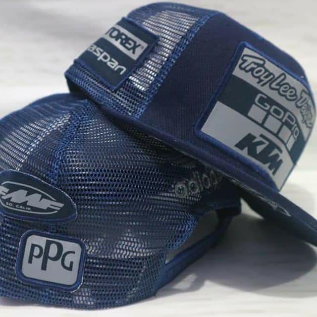TOPI TROY LEE DESIGNS TEAM KTM GOPRO NAVY FMF ADIDAS MOTOCROSS ENDURO