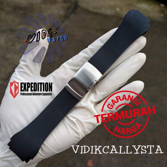 STRAP WATCH / TALI JAM TANGAN EXPEDITION AIRBORNE E6335 RUBBER PREMIUM