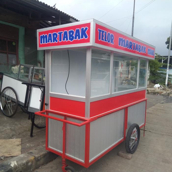 grobak martabak full almunium panel dan acp atas akrilik