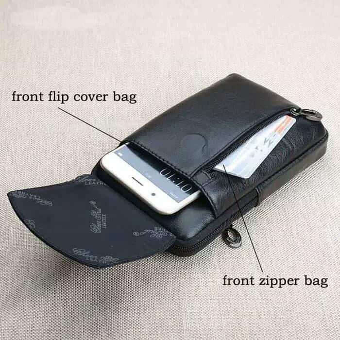 dompet hp kulit kulit cheer soul tas selempang mini kulit asli 3230
