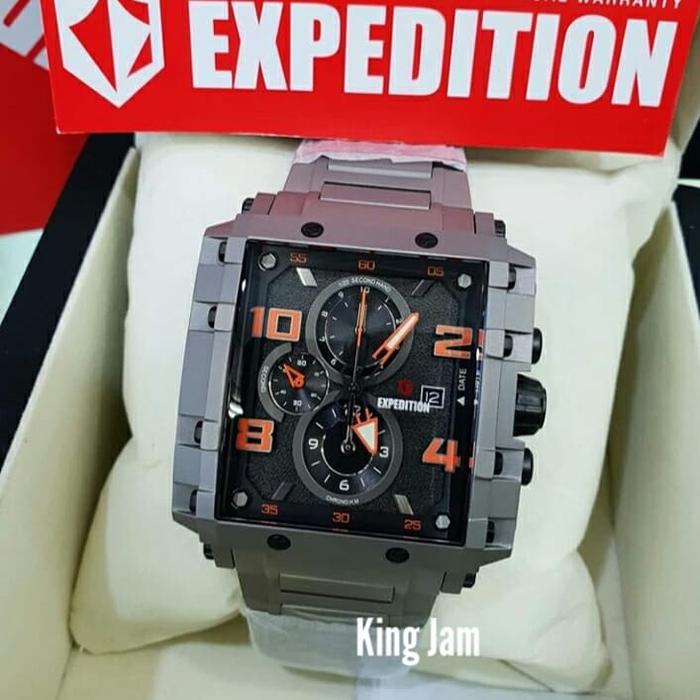 Jam Tangan Pria Expedition E 6757 / E6757 Original Titanium Orange