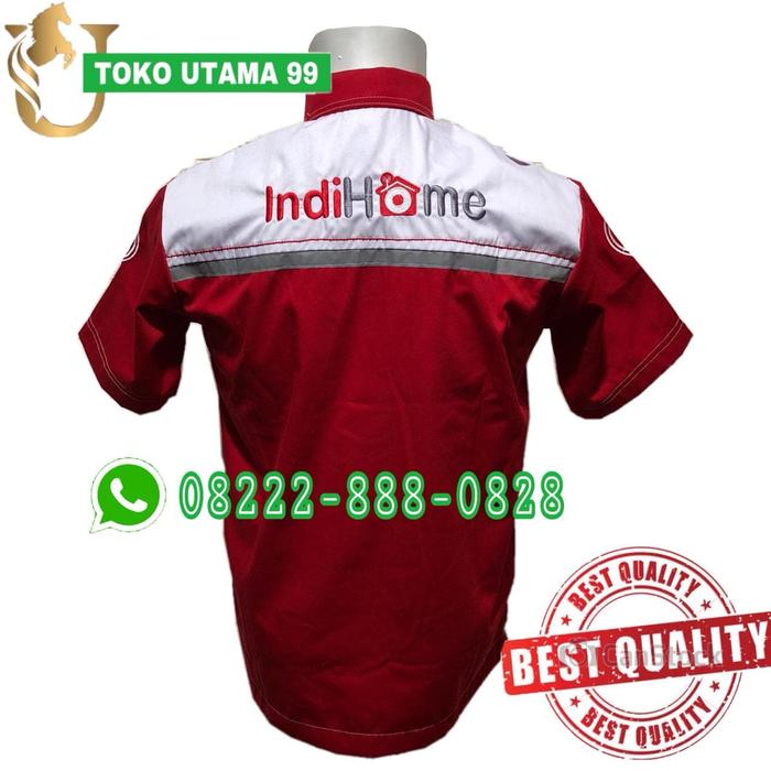 Seragam telkom indihome Baju Telkom Indihome Kemeja telkom Indihome