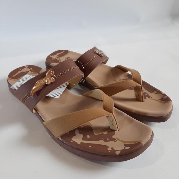 HOMYPED Sandal Wanita Coklat Muda Diaska N23 HPL033
