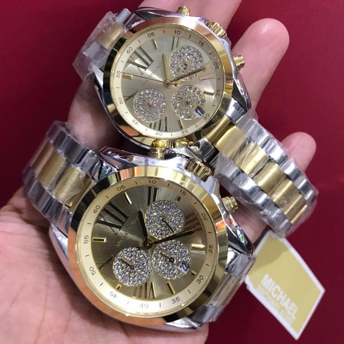 Jam Couple Mic Haell Korss MK 5974 & MK5974 Original BM 3.8cm & 4.5cm