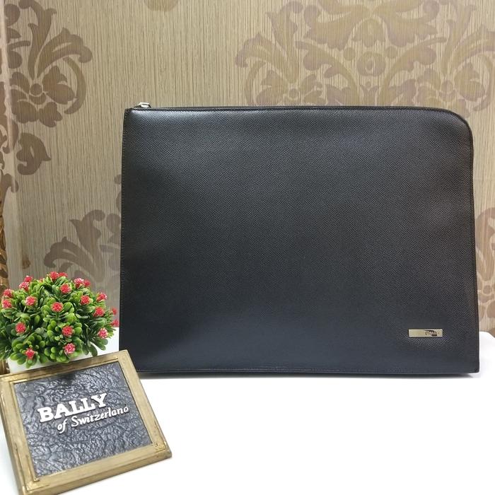Bally Original Men's Office Bag Tas Kantor Pria in Black