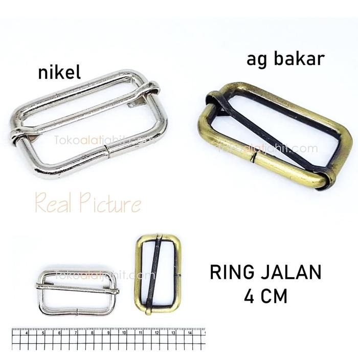 Ring Jalan / Gesper Jalan / Adjustable Buckle 4 cm