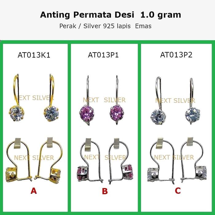 Anting Desi Perak / Silver 1 gram