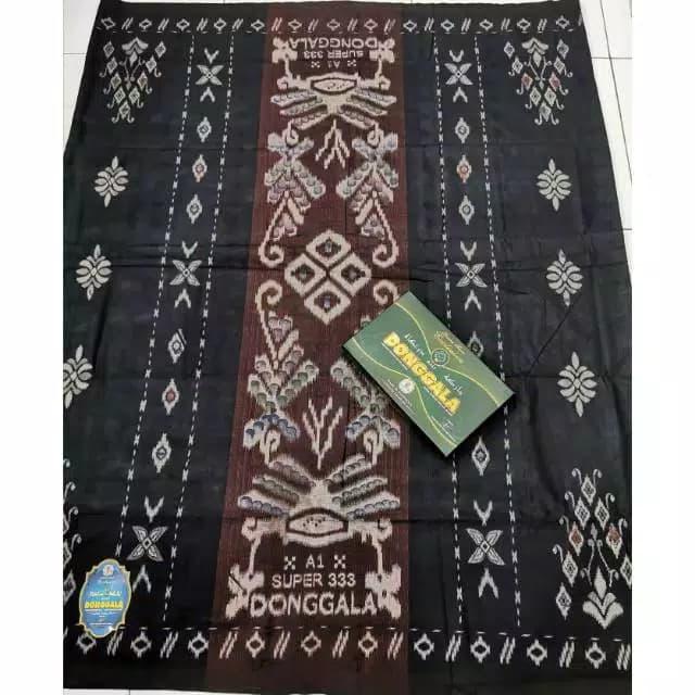 Merk Donggala A1 Super 333 Asli Khusus warna Hitam Motif tumpal songk