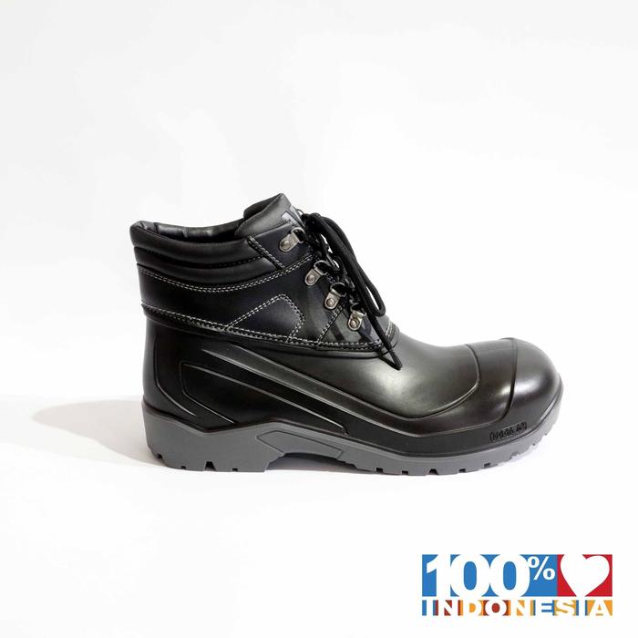 AP MAXX 39-43 BLACK - SEPATU SAFETY PRIA KARET - AP BOOTS