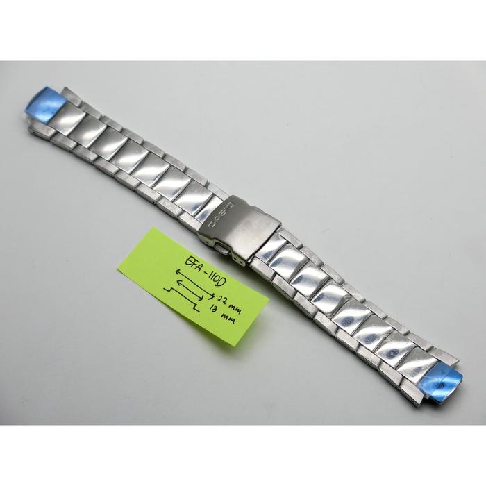 tali Strap EDIFICE EFA-109 original casio EFA-110 STAINLESS EFA-109D