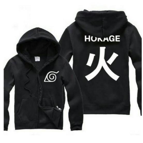JAKET ZIPPER NARUTO HOKAGE BIG SIZE 2XL 3XL 4XL 5XL TERLARIS