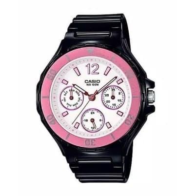 Casio Original Wanita LRW-250H-1A3VDF Rubber Strap