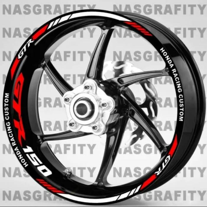 cutting sticker lis velg supra GTR 150 CUSTOM