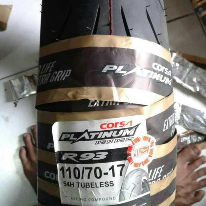 PAKETAN BAN LUAR CORSA PLATINUM R93 UK 110/70-17 DAN 160/60-17