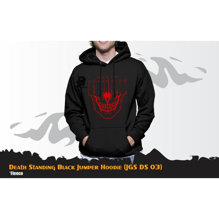 Jaket Game Death Stranding Jumper Black Hoodie JGS DS 03