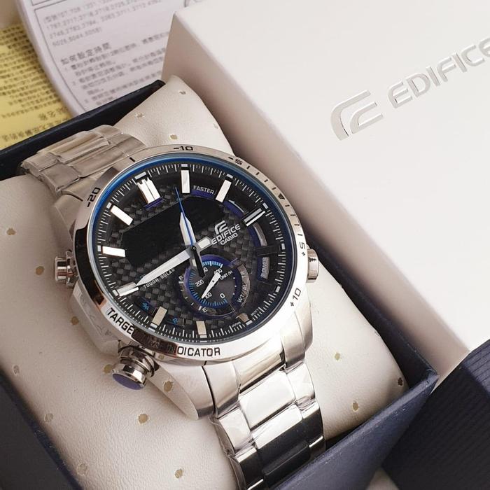 Jam Tangan Pria Merek Edifice ECB800 & ECB 800 Ori BM 4.5cm Fullset