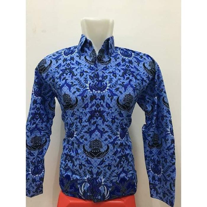 Batik korpri cowok semi sutra