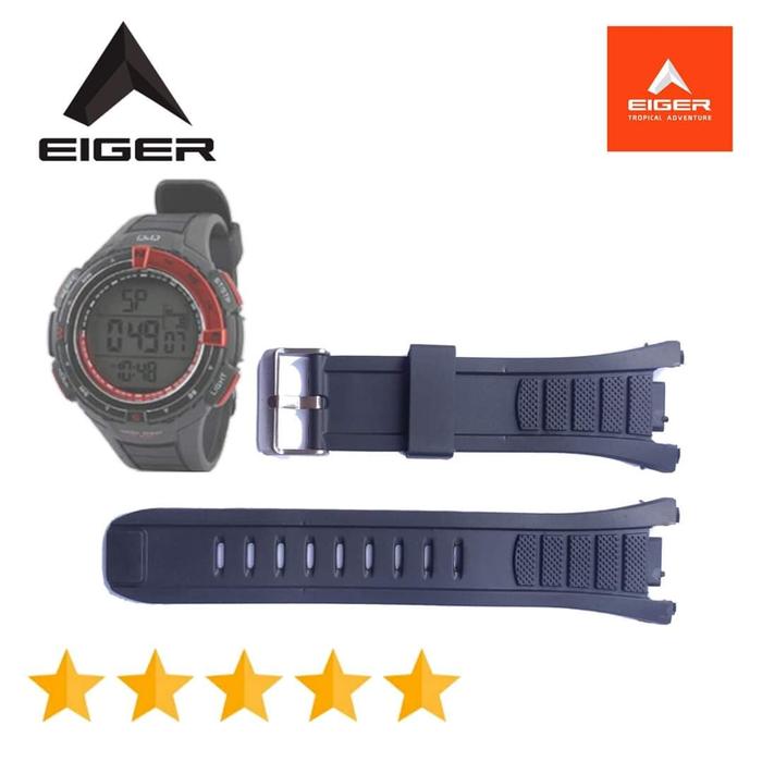 Strap Tali Jam Tangan Eiger iyw00895 iyw95 Ls95 Ls 95 Hitam