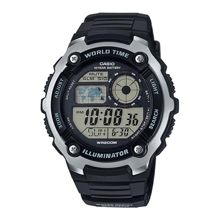 Casio AE-2100W-1AV AE2100 Original Jam Tangan Digital WR 200m