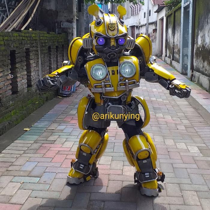 kostum robot bumblebee