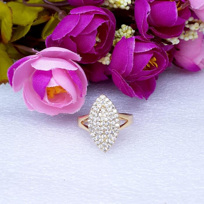 CINCIN LAPIS EMAS DAUN BESAR GD084