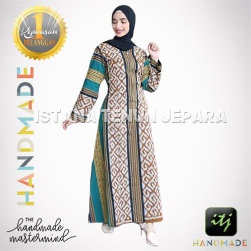 Baju Gamis Wanita Dress Jumbo Big Size 100% Tenun Asli Handmade Troso