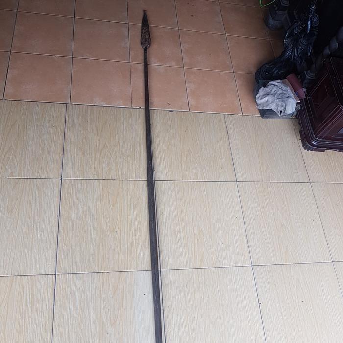 pusaka tombak antik tua bepamor tinggi full original Layak koleksi