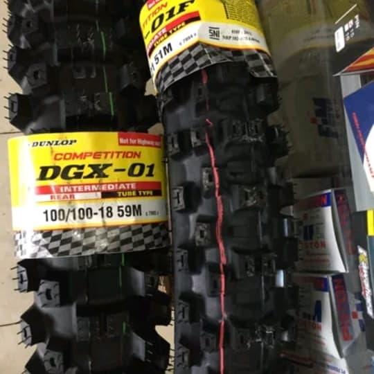 Ban luar cros trail dunlop 18 21 DGX 01 ban luar klx crf