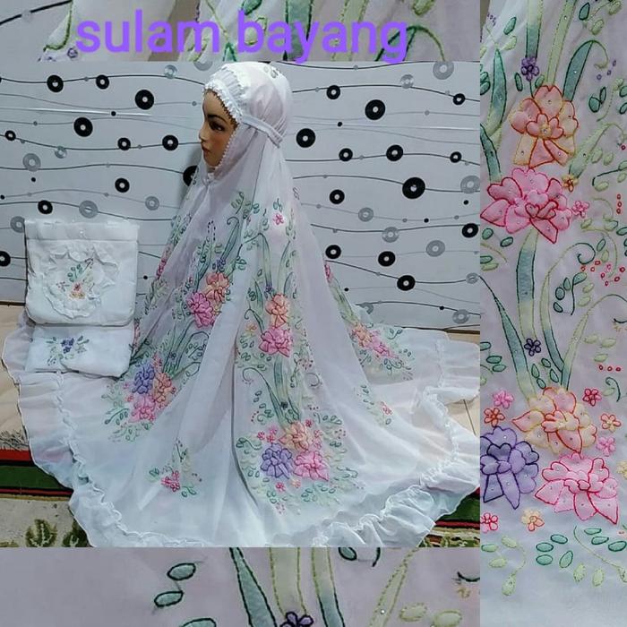 mukena sulam bayang
