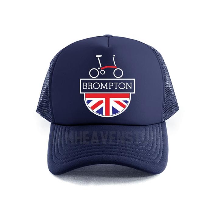 cycling cap brompton topi trucker