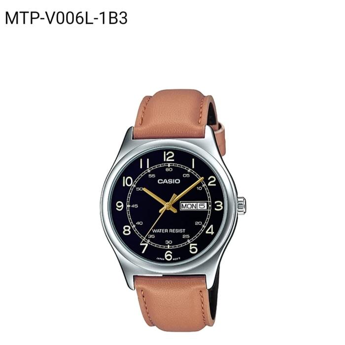 Jam Tangan Pria Casio Original MTP-V006L-1B3 ORIGINAL 100%