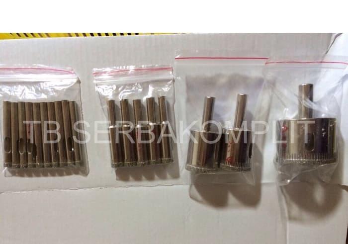 Mata Bor Batu Akik untuk Kalung 8-16mm SOLA 7pcs