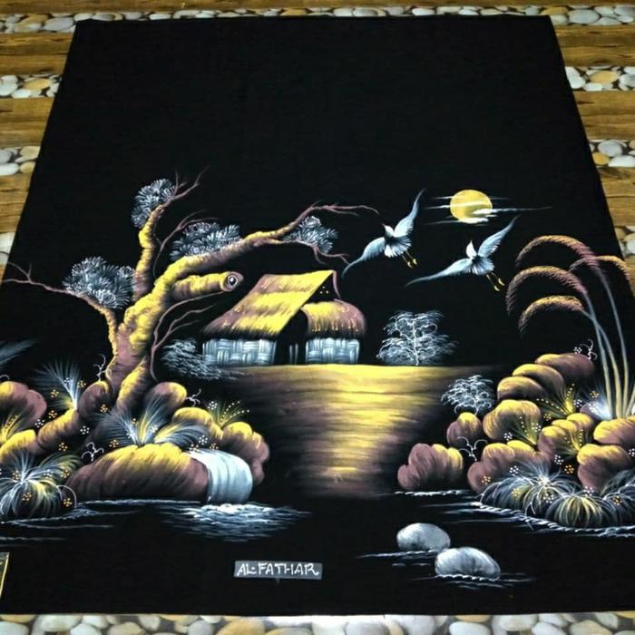 sarung batik lukis alfathar 048 / sarung santri