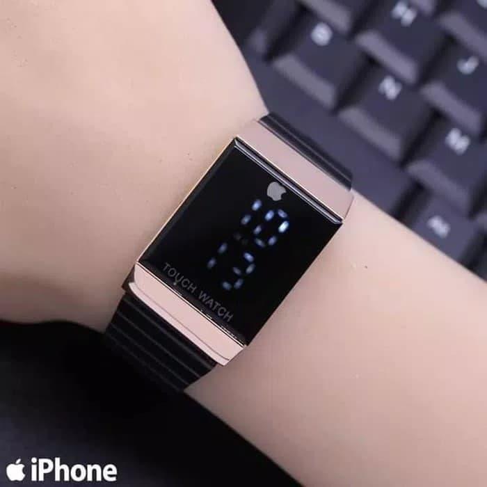 Jam Tangan Iphone Touch Layar Sentuh Persegi