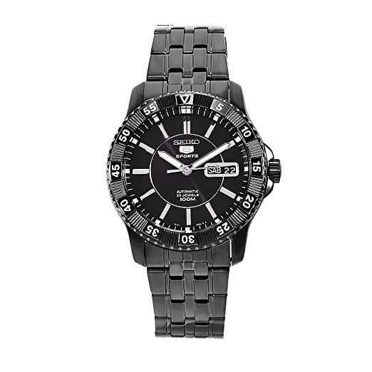 Jam Tangan Seiko 5 SNZJ29K1 Sports Automatic Black Garansi Resmi