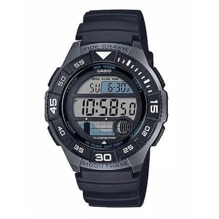Casio Original Wanita WS-1100H-1AVDF Rubber Strap