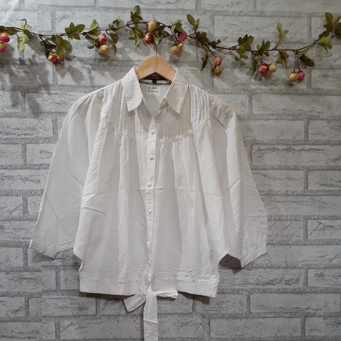 Preloved Kemeja putih batwing