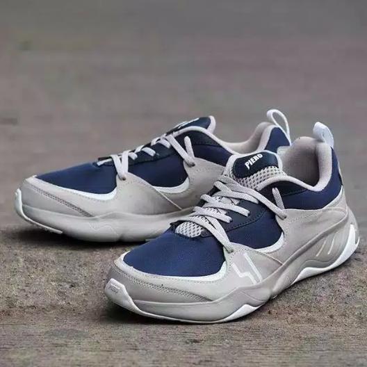 SEPATU PIERO QUATRO BEIGE WHITE NAVY ORIGINAL