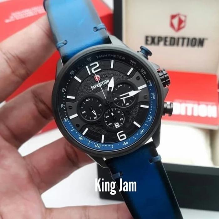 Jam Tangan Pria Expedition E6796/ E 6796 Original Blue