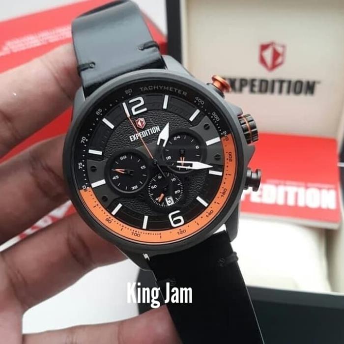 Jam Tangan Pria Expedition E6796/ E 6796 Original Black