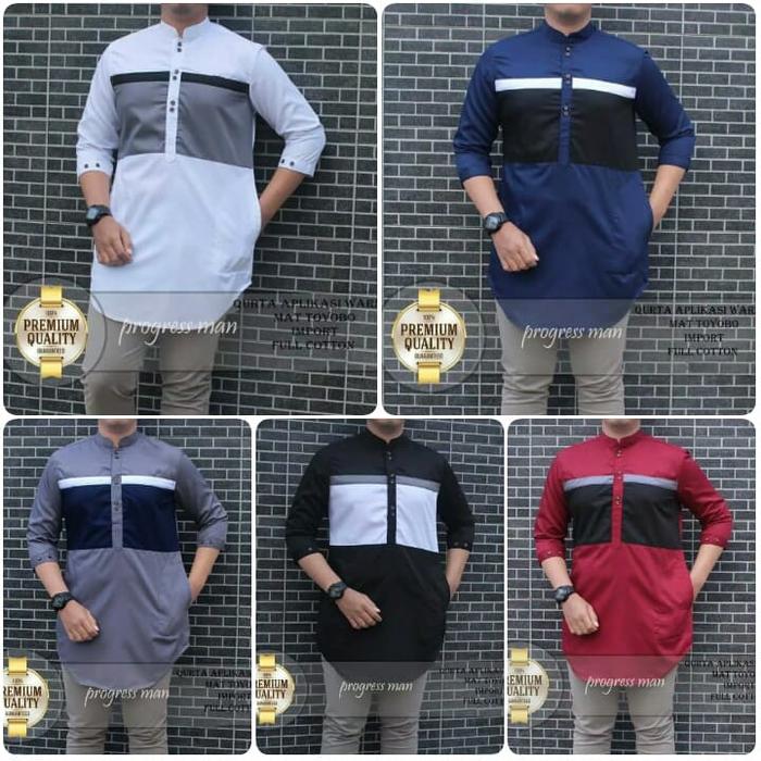 MG KOKO TEGU Baju Muslim Pria Kemeja Koko