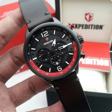 EXPEPDITION E6769 / 6769 - JAM TANGAN PRIA ORIGINAL - RED BLACK